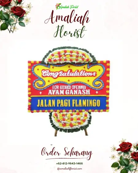 Sewa Papan Bunga Marabau